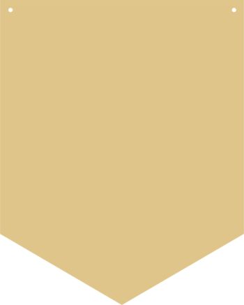 4mm OAK VENEER Pennant Flag Shape (5 sizes)