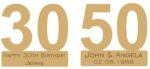 birthday numbers 18mm