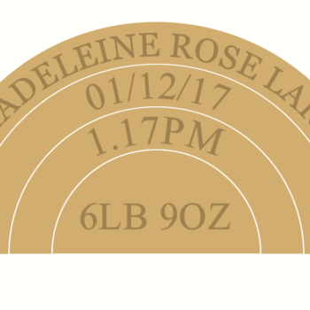 full personalised rainbow