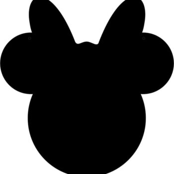 minnie head acrylic