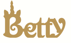 UNICORN NAME VICTORIAN FONT