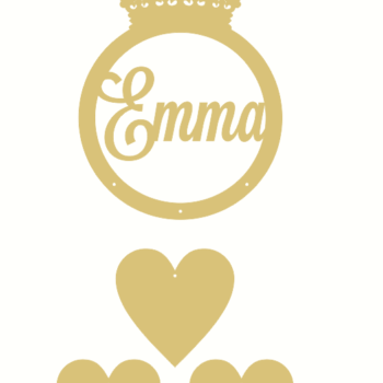 crown and heart dream catcher olivia font