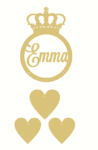 crown and heart dream catcher olivia font