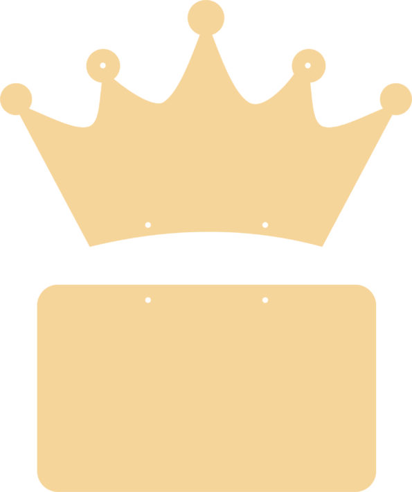 crown and plaque