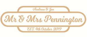 large railway mr and mrs script font