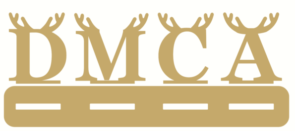 antler letter joined stocking hangers 4 pic
