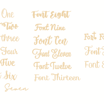 letter fonts