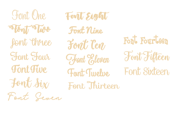 letter fonts