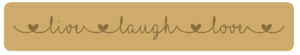 Live Laugh Love engraved Block