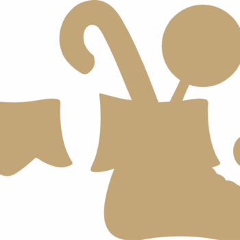 elf boot with lolly and cane 3 d