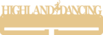highland dancing over 1 line figure in middle