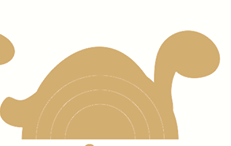 hump back dinosaur stacking rainbow