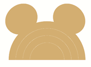 mouse ears stacking rainbow