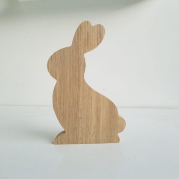 18mm OAK VENEER Rabbit Shape