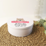 Personalised Printed White Tin – We Love You Beary Much