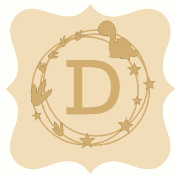 Dinosaur Theme Plaque and Scribble Circle