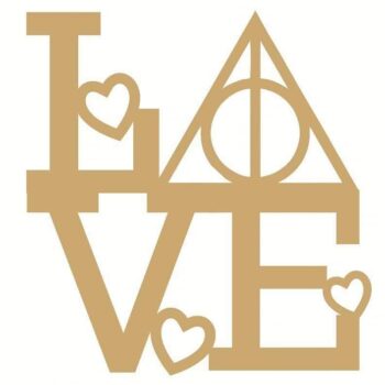 3mm mdf Wizard Valentine Design