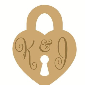 3mm Heart Locket with Separate Initials