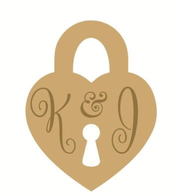 3mm Heart Locket with Separate Initials