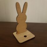4mm 12cm OAK Standing Egg Holder Bunny (Pack of 5)