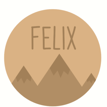3mm mdf Circle Name and Mountains Plaque