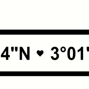 18mm mdf Freestanding Coordinates Street Sign + 4mm Top Layer