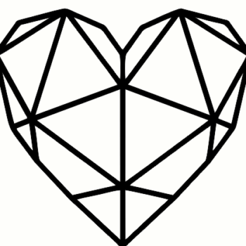 geometric heart