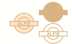 4mm mdf 2 Layer Full Back Underground Sign