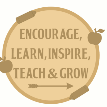 3mm mdf Layered Circle - Encourage, Learn, Inspire, Teach & Grow
