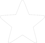 3mm MDF Soft Point Standard Star (pack of 10)