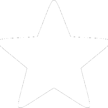 3mm MDF Soft Point Standard Star (pack of 10)