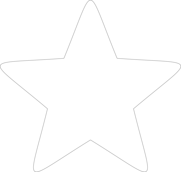 3mm MDF Soft Point Standard Star (pack of 10)