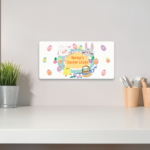 3mm Printed Easter Chick and Bunny Crate Plaque/Box Topper/Plaque