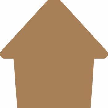 19mm Oak Veneer House Shape For Dog Lead
