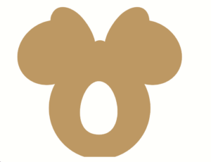 18mm Lady Mouse head Shape Kinder or Cadbury Egg Holder