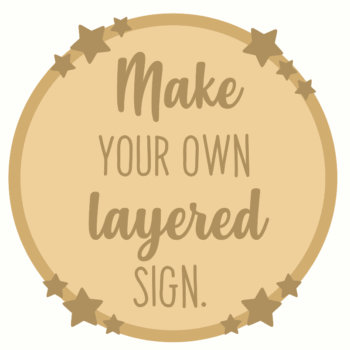 3mm mdf Make Your Own Layered Circle Design