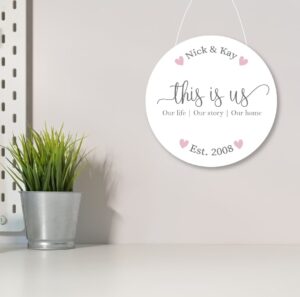 This Is Us - Established date - Printed Circle