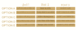 18mm Engraved Masterpiece Art Blocks - Various Designs and Fonts