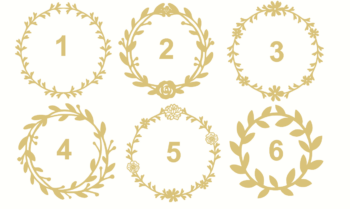 3mm mdf Wreaths - Various Styles