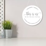 This Is Us - Family Names - Printed Circle