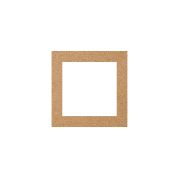 3mm MDF Square Border for 70mm and 100mm Cube blocks
