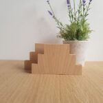 19MM OAK VENEER 3 TIER JOINED SET (40mm high steps 100mm, 150mm, 200mm)