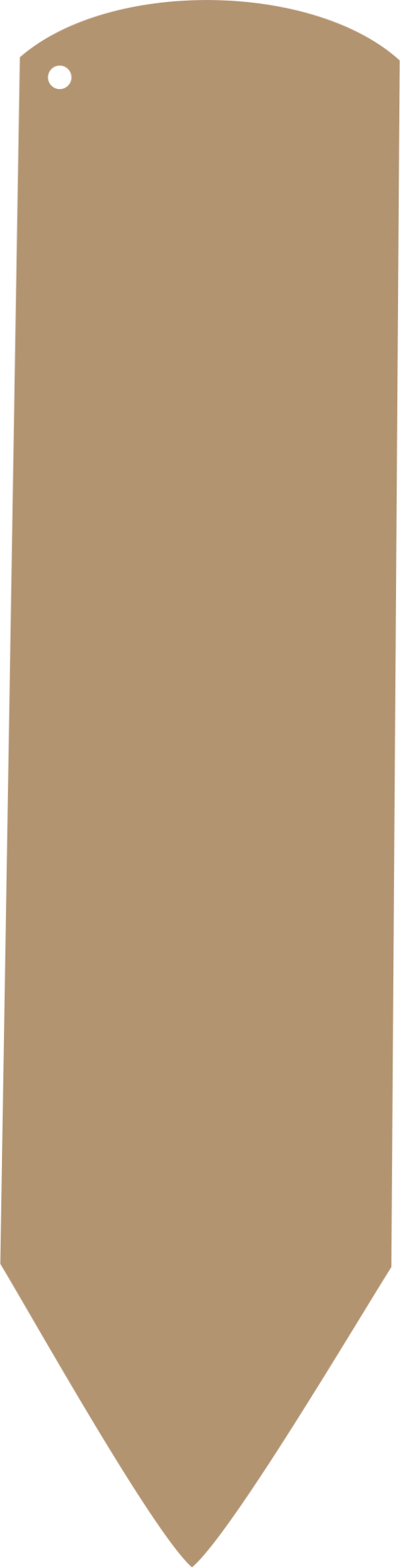 3mm MDF Pencil Shape