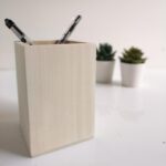 Pale Wood Pencil Pot