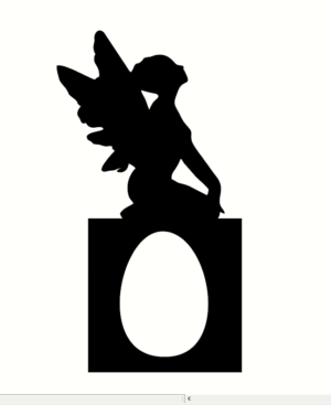 18mm Sitting Fairy Kinder or Creme Egg Holder