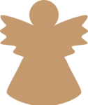 18mm Freestanding New Angel Shape 200mm High