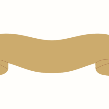 3mm mdf Ribbon Scroll Plaque 2