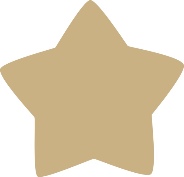 3mm MDF Rounded Country Star