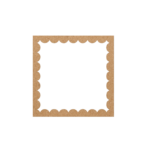 3mm MDF Square Border for 70mm and 100mm Cube blocks