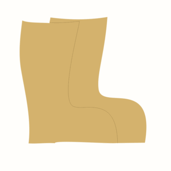 3mm MDF Wellies (pack of 10)